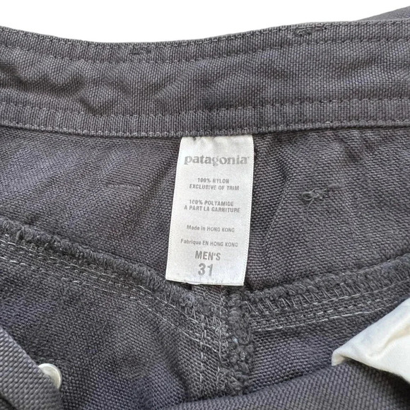 Patagonia Gray Nylon Chino Pants 31x26 - Picture 5 of 6